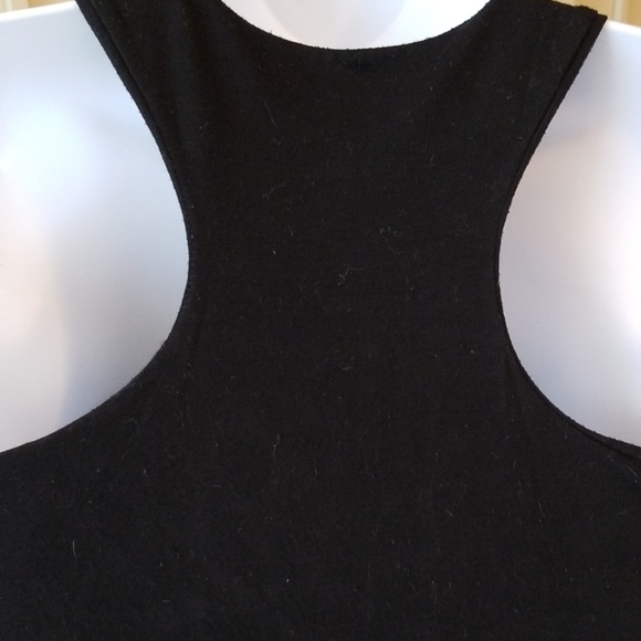 Black Razor Back Tank w/ Silver Embellishments (A1 - Picture 2 of 3